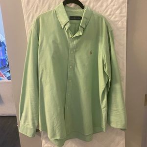 Ralph Lauren Green Dress Shirt - Large